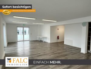 Modernes Büro mit Lift, Einbauküche und Balkon